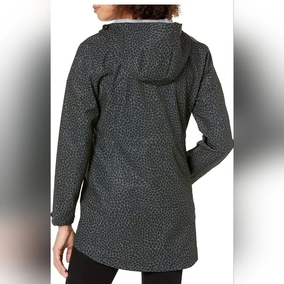 Tribal Women's Animal Print Water Repellent Raincoat with  Hood - Picture 2 of 7